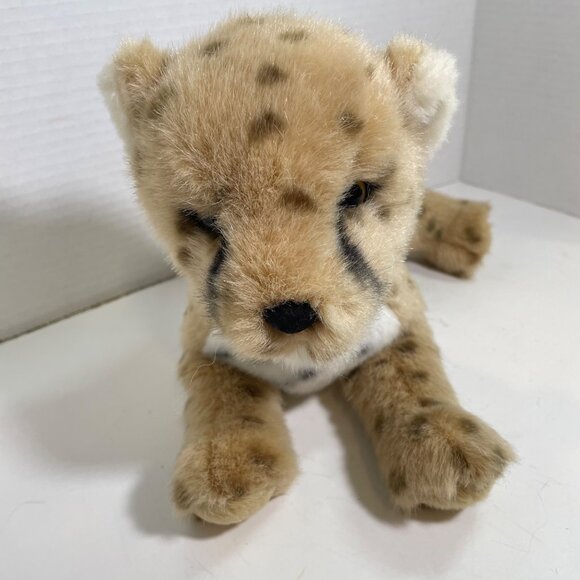 Douglas Cheetah Cub Plush Toy - Soft Stuffed Animal 10" - Polyester Fiber & Plas - Picture 1 of 12